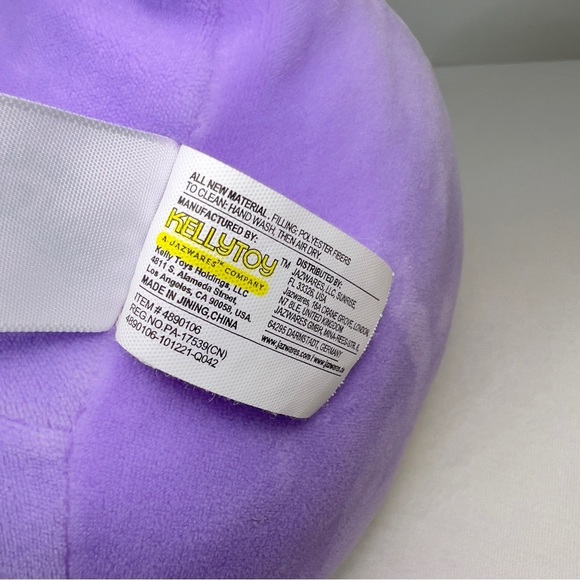 Squishmallows 12 inch Kiki the Purple Kangaroo - Child's Ultra Soft Plush Toy. - Picture 8 of 10